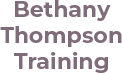 Bethany Thompson Training logo